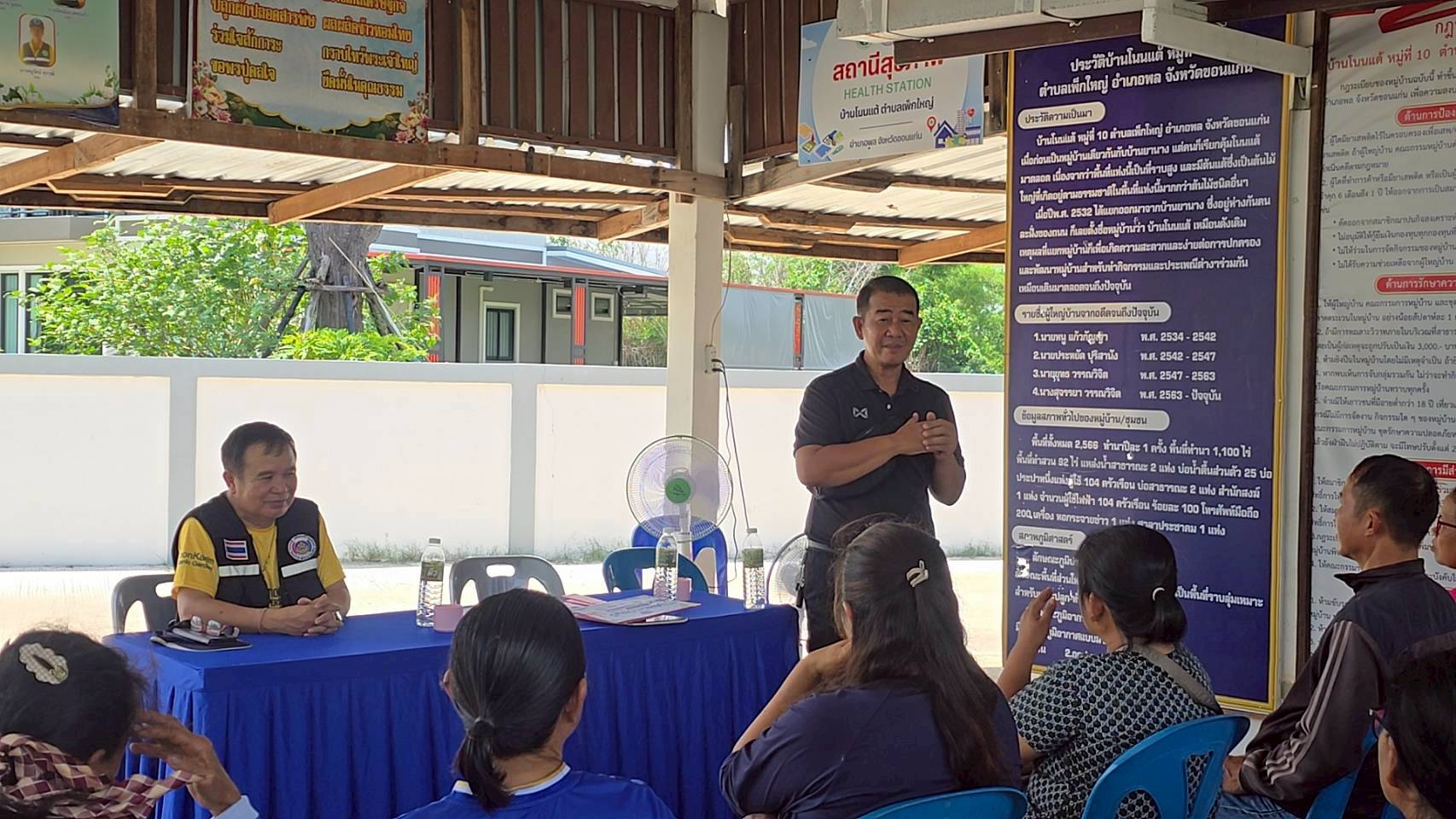 พช.พล ติดตามตรวจสอบการดำเนินงานโครงการแก้ไขปัญหาความยากจน (กข.คจ.) บ้านโนนแต้